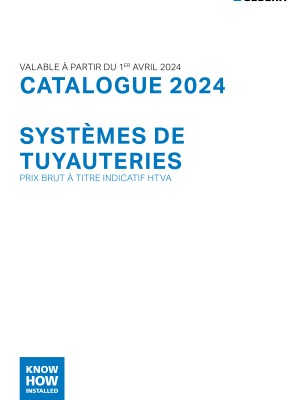 Catalogue 2024 - Systèmes de tuyauteries