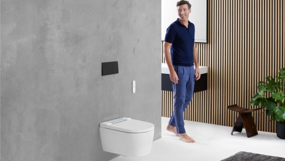 Dusch WC AquaClean Sela in Geberit Badezimmer