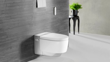 Geberit AquaClean Mera Comfort en chromé avec Sigma